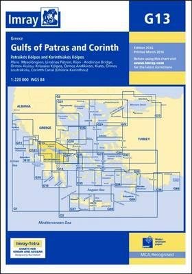 Cover for Imray · Imray Chart G13: Gulfs of Patras and Corinth - 2000 Series (Paperback Book) [New edition] (2016)