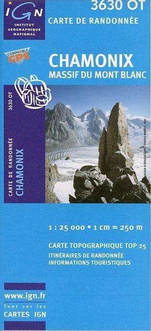 IGN TOP25: Chamonix - Massif du Mont Blanc - Ign - Bøger - IGN - 9782758522867 - 31. marts 2015