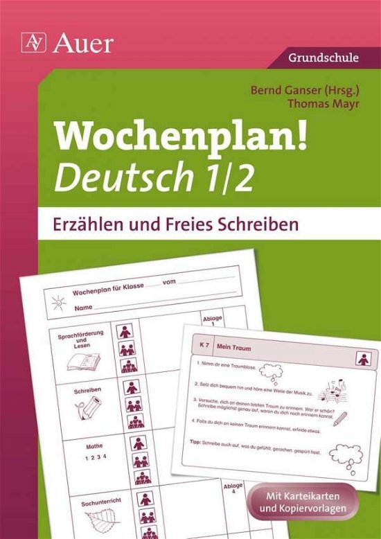 Cover for Mayr · Wochenplan! Deutsch 1/2 (Buch)