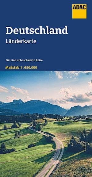 Cover for ADAC Verlag · ADAC Länderkarte: ADAC Länderkarte Deutschland (Gebundenes Buch) (2023)