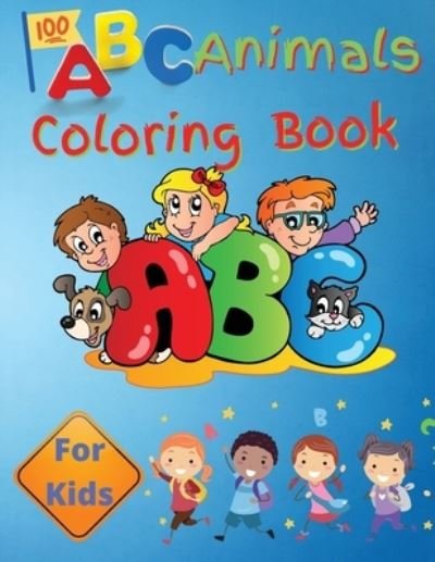 Cover for C Merritt · ABC Animals Coloring Book For Kids (Paperback Bog) (2021)