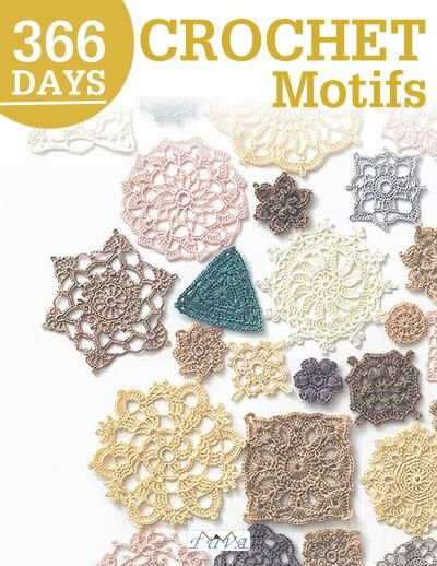 Cover for 366 Days Crochet Motifs: A Collection of Selected Crochet Motifs (Pocketbok) (2024)