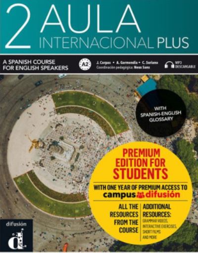 Cover for Jaime Corpas · Aula Internacional Plus: Student's book Premium Edition 2 (A2) (English ed.) (Paperback Book) [English edition] (2020)