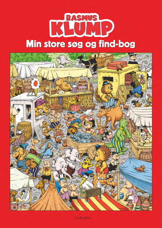 Cover for Per Sanderhage · Min store søg og find-bog med Rasmus Klump (Bound Book) [3. wydanie] (2025)