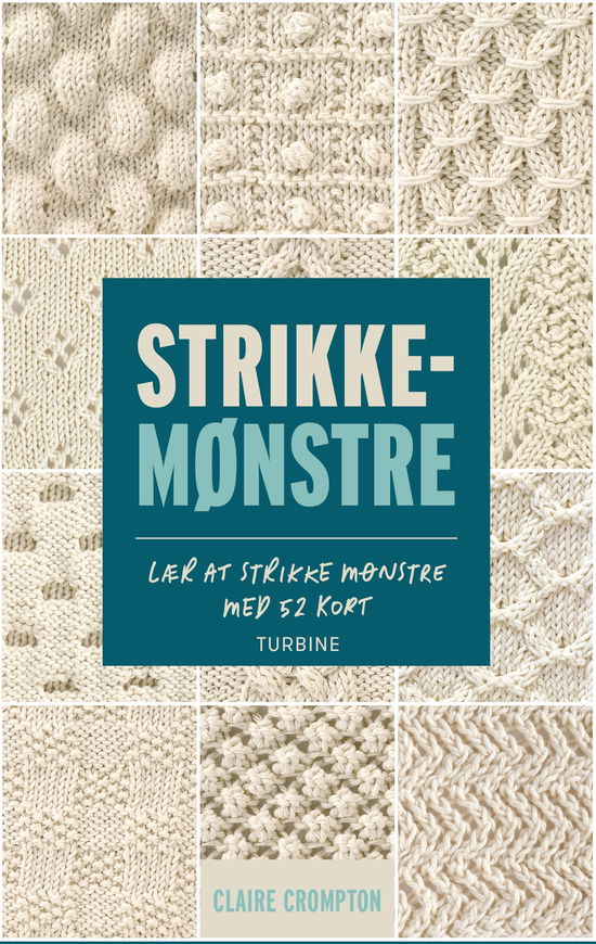 Cover for Claire Crompton · Strikkemønstre - lær at strikke mønstre med 52 kort (ACCESSORY) [1er édition] (2025)