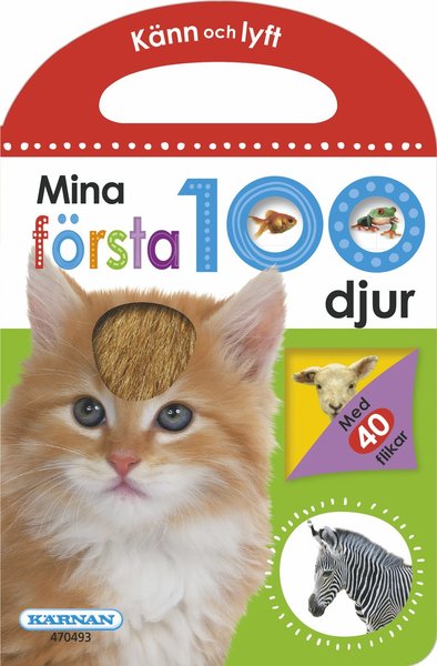 Cover for Karolina Hjertonsson · Mina 100 första 100 djur (Board book) (2017)