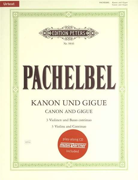 Cover for Pachelbel · Canon &amp; Gigue in D (Sheet music) (2001)