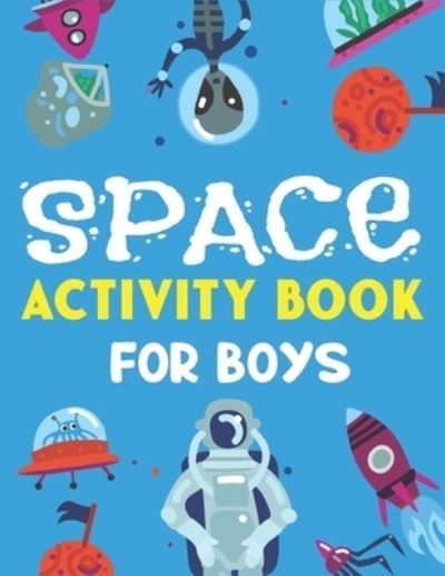Cover for Mahleen Press · Space Activity Book for Boys (Paperback Bog) (2020)