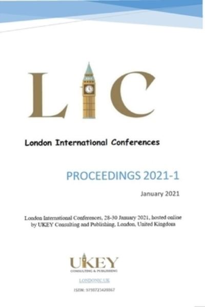 Cover for London International Conference · London International Conference; January 2021: Proceeding 2021-1 (Paperback Book) (2021)