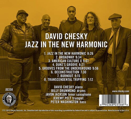 Jazz In The New Harmonic - David Chesky - Musiikki - CHESKY - 0090368035868 - tiistai 16. heinäkuuta 2013