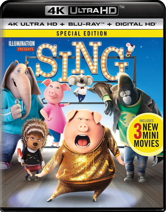 Cover for Sing (4K Ultra HD) (2017)