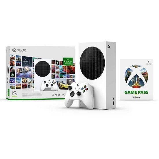 Microsoft Xbox Series S Console White + 3 Month Game Pass EU Xbox Series S - Microsoft - Merchandise - Microsoft - 0196388205868 - 