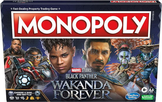 Cover for Monopoly  Black Panther Wakanda Forever Edition Boardgames (GAME)