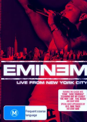 Live from New York City - Eminem - Film - EAGLE VISION - 5021456164868 - 8. oktober 2010
