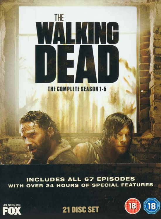 The Walking Dead Seasons 1 to 5 - The Walking Dead  Season 15 - Elokuva - E1 - 5030305518868 - maanantai 28. syyskuuta 2015