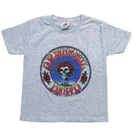 Grateful Dead Kids T-Shirt: Bertha Circle Vintage Wash (5-6 Years) - Grateful Dead - Koopwaar -  - 5056561008868 - 