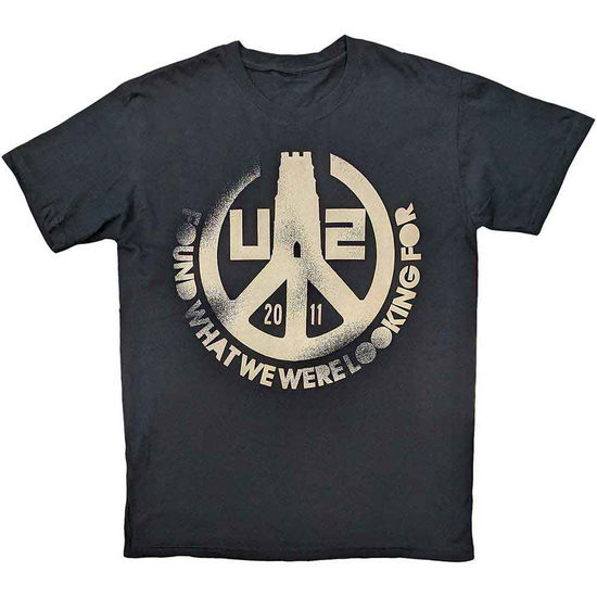 Cover for U2 · U2 Unisex T-Shirt: Found What We Were Looking For 2011 (Black) (Ex-Tour) (T-shirt) [size M] (2023)