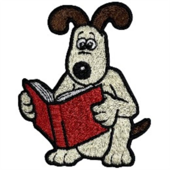 Cover for Gromit Reading Sew On Patch (MERCH) (2023)