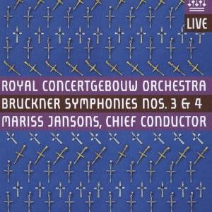 Cover for Royal Concertgebouw Orchestra · Bruckner: Symphony Nos. 3 &amp; 4 (CD) (2017)