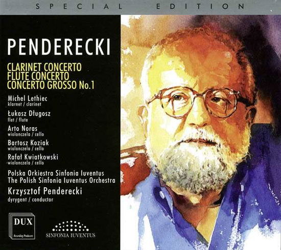 Cover for Penderecki / Lethiec / Polish Sinfonia Iuventus · Clarinet Concerto - Flute Concerto - Concerto (CD) (2015)