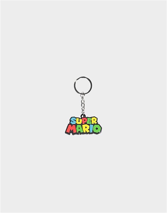 Cover for Nintendo · Nintendo Super Mario Metallic Logo Keychain (MERCH)