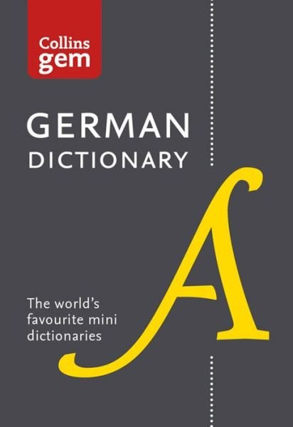 Cover for Collins Dictionaries · German Gem Dictionary: The World's Favourite Mini Dictionaries - Collins Gem (Taschenbuch) [12 Revised edition] (2016)