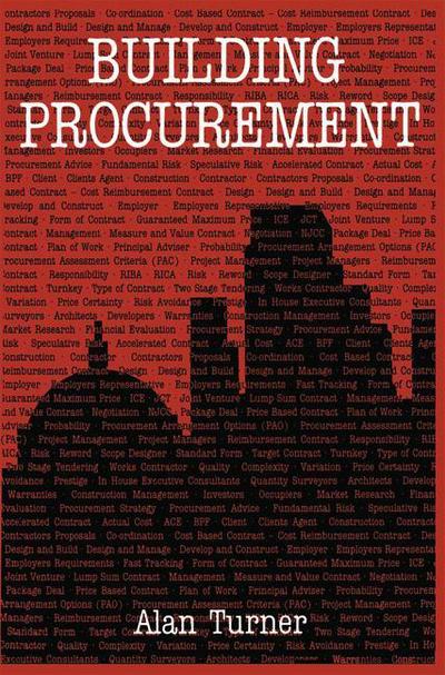 Cover for Alan Turner · Building Procurement (Paperback Book) [1990 edition] (1990)