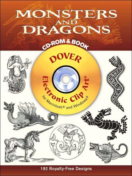 Cover for Ernst Lehner · Monsters and Dragons - Dover Electronic Clip Art (Audiobook (CD)) [Unabridged edition] (2006)