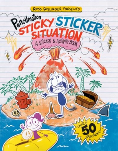 Cover for Penguin Young Readers Licenses · Sticky Sticker Situation: A Sticker &amp; Activity Book - Pencilmation (Paperback Book) (2023)