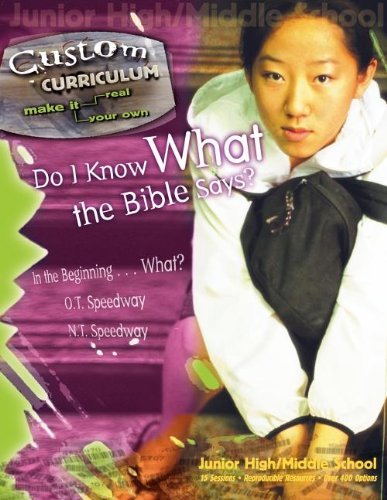 Cover for David C Cook · Do I Know What the Bible Says? (Custom Curriculum) (Pocketbok) [New edition] (2004)