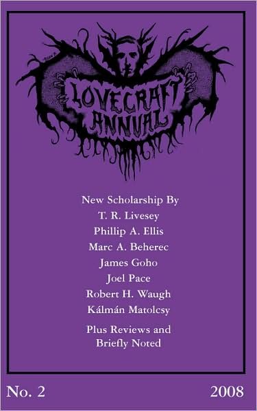 Cover for S T Joshi · Lovecraft Annual No. 2 (Paperback Book) (2008)