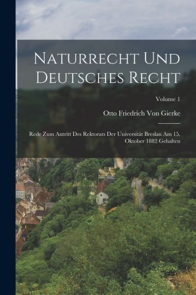 Cover for Otto Friedrich Von Gierke · Naturrecht und Deutsches Recht (Buch) (2022)