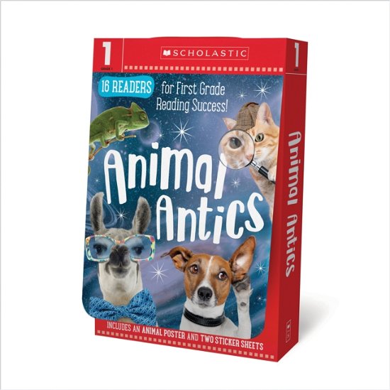 Cover for Scholastic · Animal Antics E-J First Grade Reader Box Set: Scholastic Early Learners (Guided Reader) - Scholastic Early Learners (Bokset) (2019)