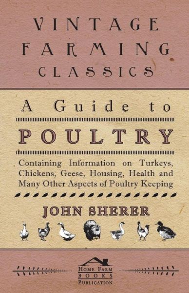 Cover for John Sherer · A Guide to Poultry - Containing Information on Turkeys, Chickens, Geese, Housing, Health and Many Other Aspects of Poultry Keeping (Taschenbuch) (2011)