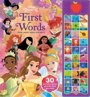 Cover for PI Kids · Disney Princess: First Words Sound Book (Innbunden bok) (2021)
