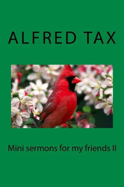 Cover for Alfred Tax · Mini-sermons for my friends II (Paperback Bog) (2016)