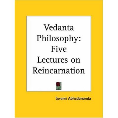 Cover for Swami Abhedananda · Vedanta Philosophy: Five Lectures on Reincarnation (Paperback Bog) (1996)