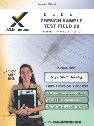 Cover for Sharon Wynne · Ceoe Osat French Sample Test Field 20 Teacher Certification Test Prep Study Guide (Xam Osat) (Paperback Bog) (2006)