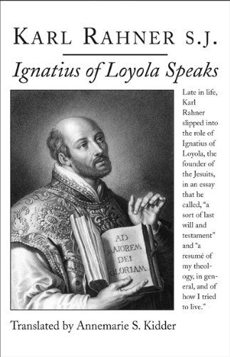 Cover for Karl Rahner · Ignatius of Loyola Speaks (Paperback Book) (2013)