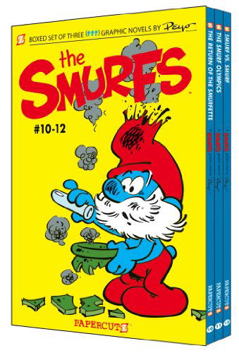 Cover for Peyo · Smurfs Graphic Novels Boxed Set: Vol #10-12 - The Smurfs Graphic Novels (Paperback Book) [Box edition] (2013)