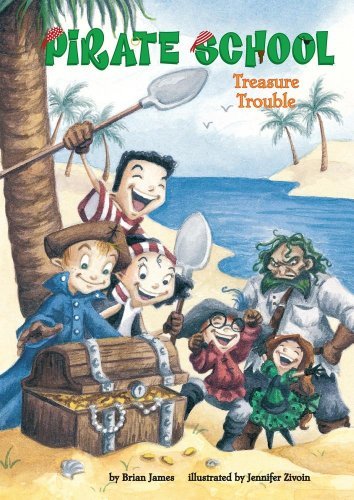 Cover for Brian James · Treasure Trouble (Pirate School) (Innbunden bok) (2009)