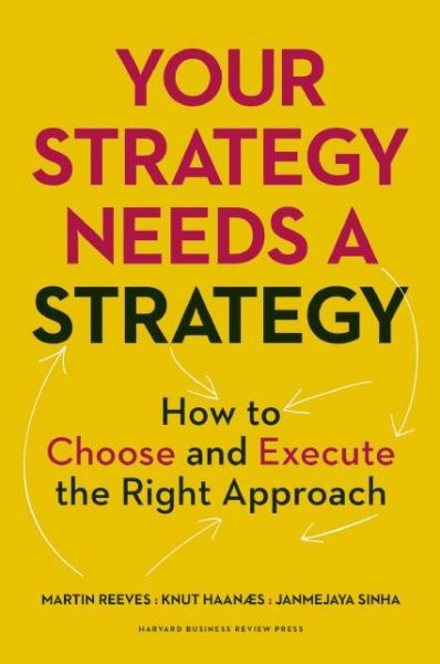 Your Strategy Needs a Strategy: How to Choose and Execute the Right Approach - Martin Reeves - Kirjat - Harvard Business School Publishing - 9781625275868 - tiistai 9. kesäkuuta 2015