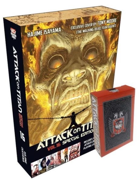 Cover for Hajime Isayama · Attack on Titan 16 Manga Special Edition with Playing Cards - Attack on Titan Special Edition (Paperback Bog) [Special edition] (2015)