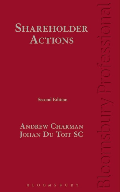 Cover for Andrew Charman · Shareholder Actions (Hardcover Book) (2017)