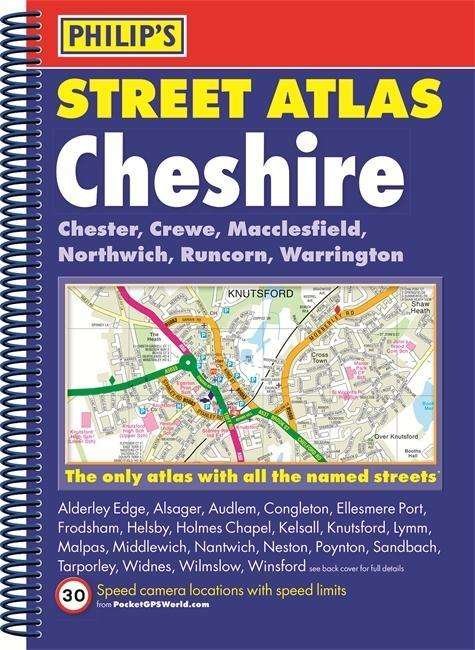 Cover for Philips · Philip's Street Atlas Cheshire (Spiral Book) (2015)