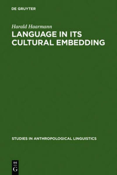 Cover for Haarmann · Language in Its Cultural Embed (Buch) (1990)