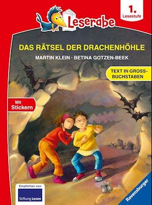 Cover for Martin Klein · Das Rätsel der Drachenhöhle - Leserabe ab 1. Klasse - Erstlesebuch für Kinder ab 6 Jahren (in Großbuchstaben) (Bok) (2022)