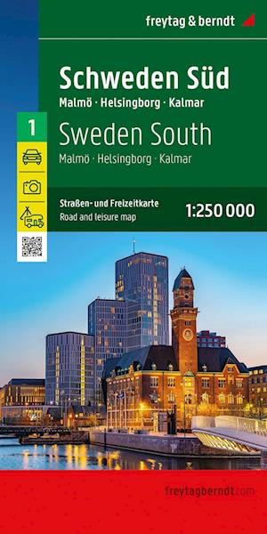 Sweden South Road and Leisure Map: Malmo - Helsingborg - Kalmar (Map) (2024)