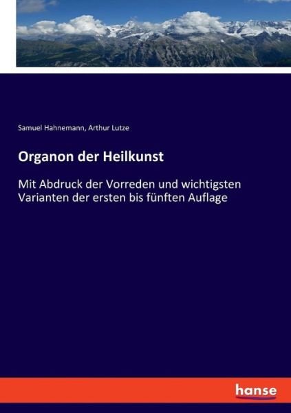 Cover for Hahnemann · Organon der Heilkunst (Buch) (2019)