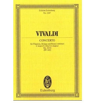 Concerto C Major Op 4411 Rv 443 Pv 79 - Antonio Vivaldi - Kirjat - SCHOTT & CO - 9783795761868 - lauantai 1. elokuuta 1981